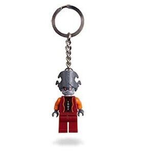 Lego 2010 Star Wars Nute Gunray Minifigure KeyChain Orange Robe #4585390